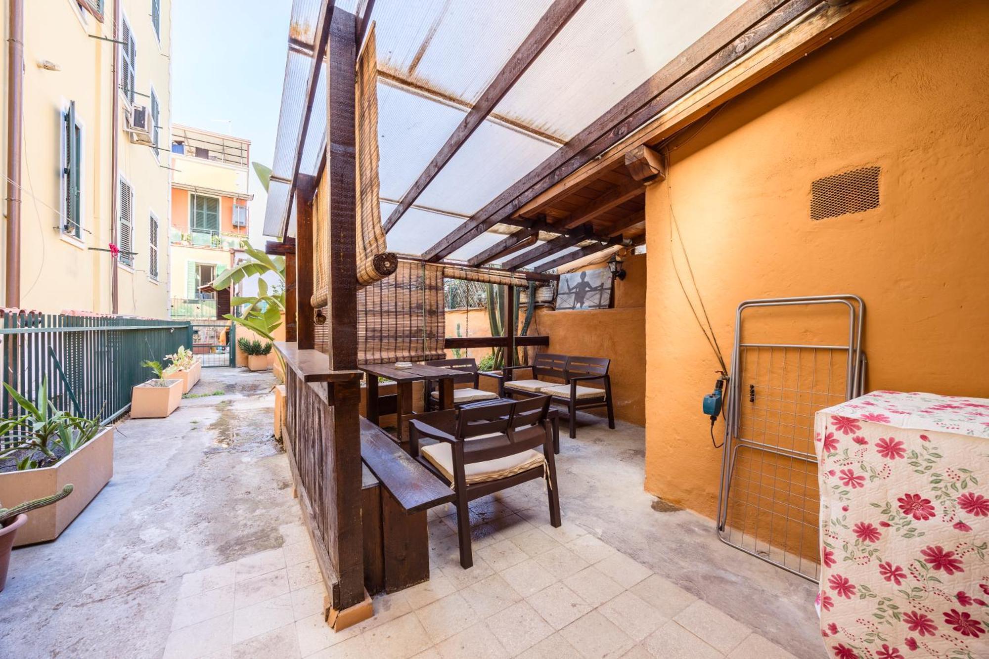 A 100mt Dalla Metro C Loft Grazioso E Giardino *